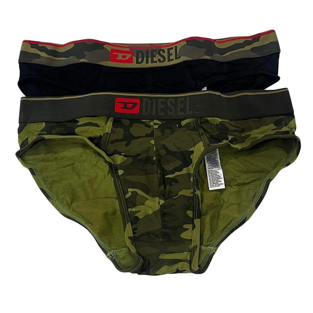 15-45 DIESEL 2PACK Classic Brief Cotton Stretch Underwear XL